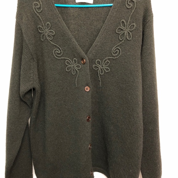 benetton wool cardigan